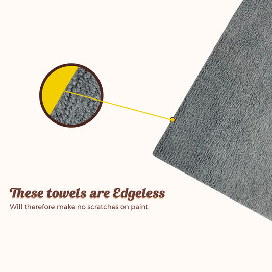 Premium detail doeken | Randloos | Velgen, motor, deurkanten | 3 stuks