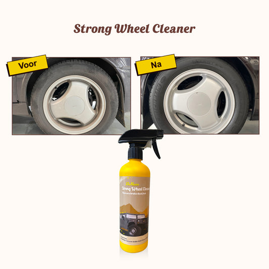 Strong Wheel Cleaner | Zuurvrije formule| Verwijderd remstof