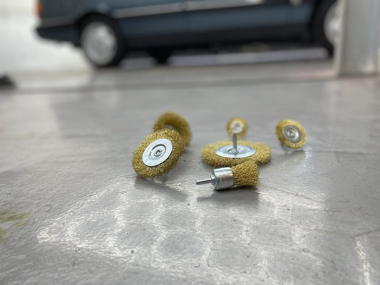 Staalborstelset voor boormachine | Verroeste bouten nieuw maken!