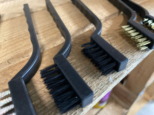 Borstelset | Zes borstels | Voor veel verschillende toepassingen