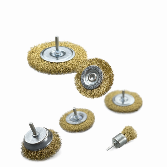 Staalborstelset voor boormachine | Verroeste bouten nieuw maken!