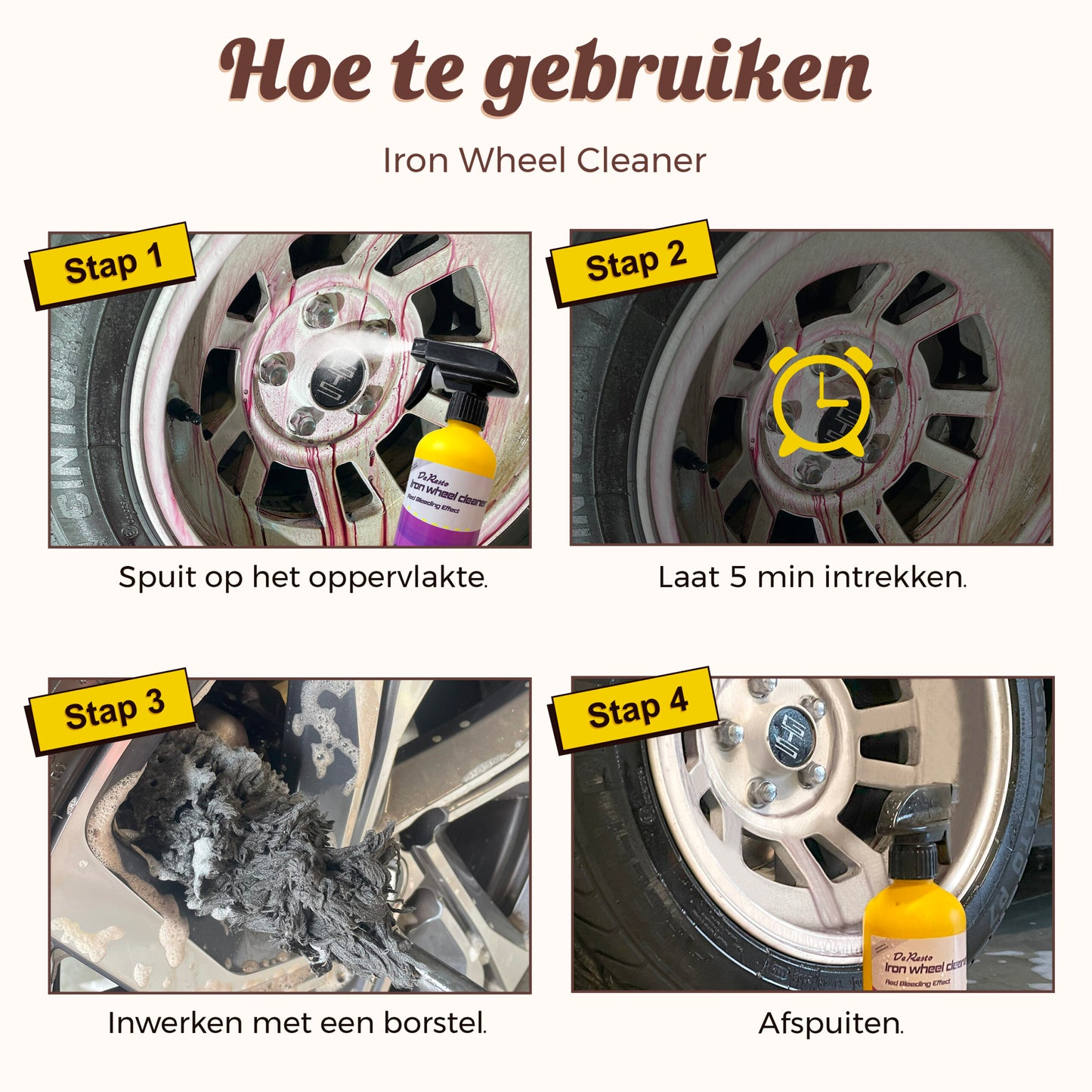 Iron Wheel Cleaner | Velgen, lak | Vliegroest verwijderaar
