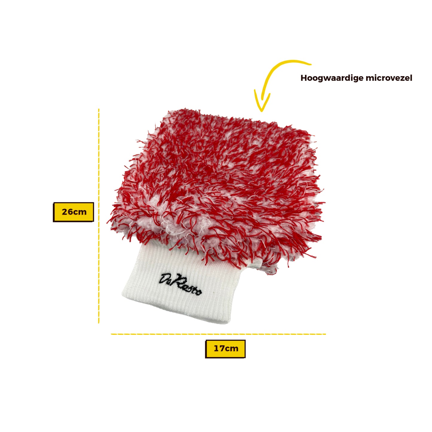 Premium spons |  Microvezel was handschoen