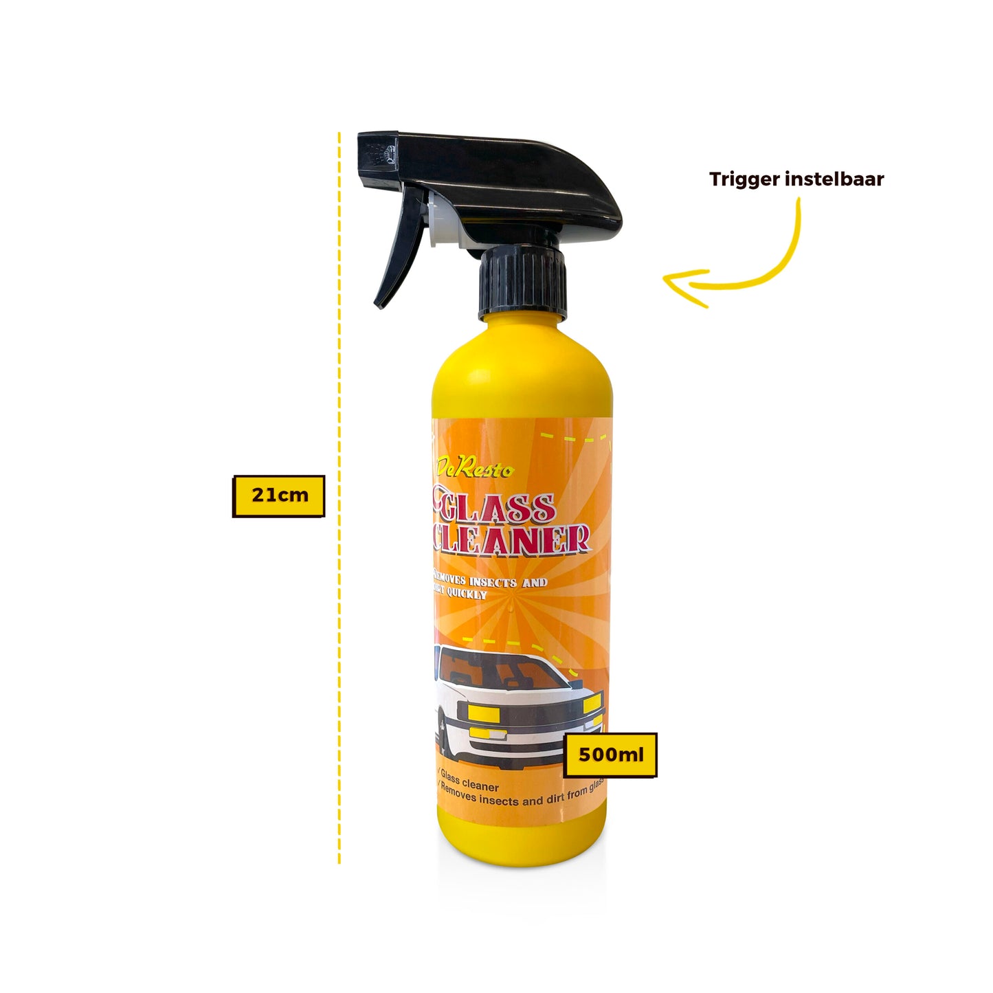 Glass Cleaner | Streeploos schoon & verwijderd insecten