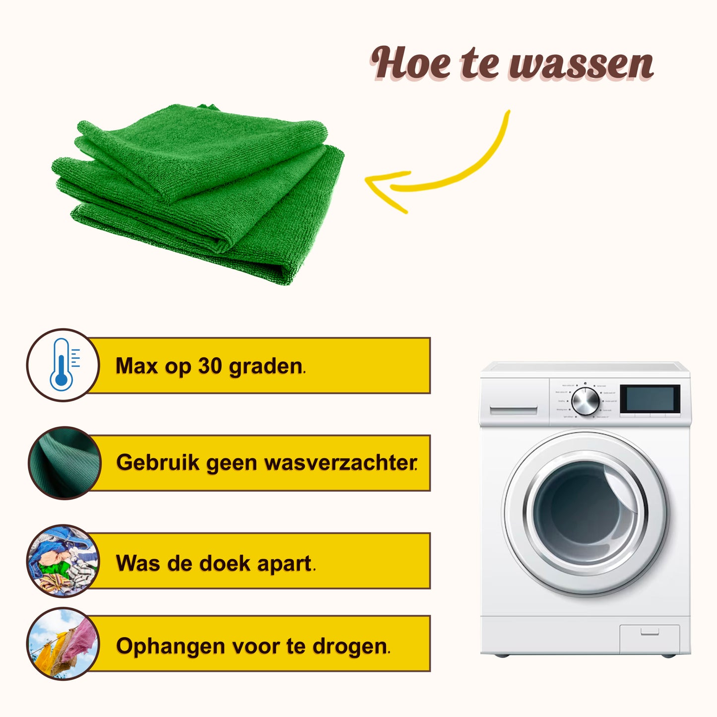 Premium Interieur Microvezel Doeken | Randloos | Voor Interieur en leer | 3 Stuks