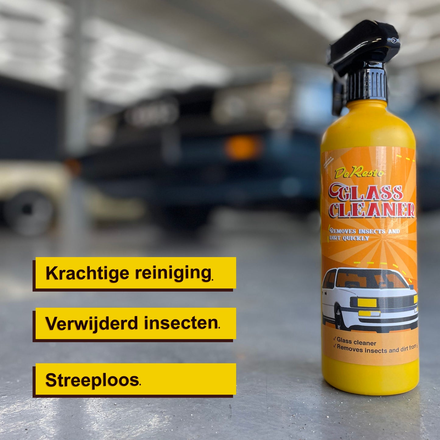 Glass Cleaner | Streeploos schoon & verwijderd insecten