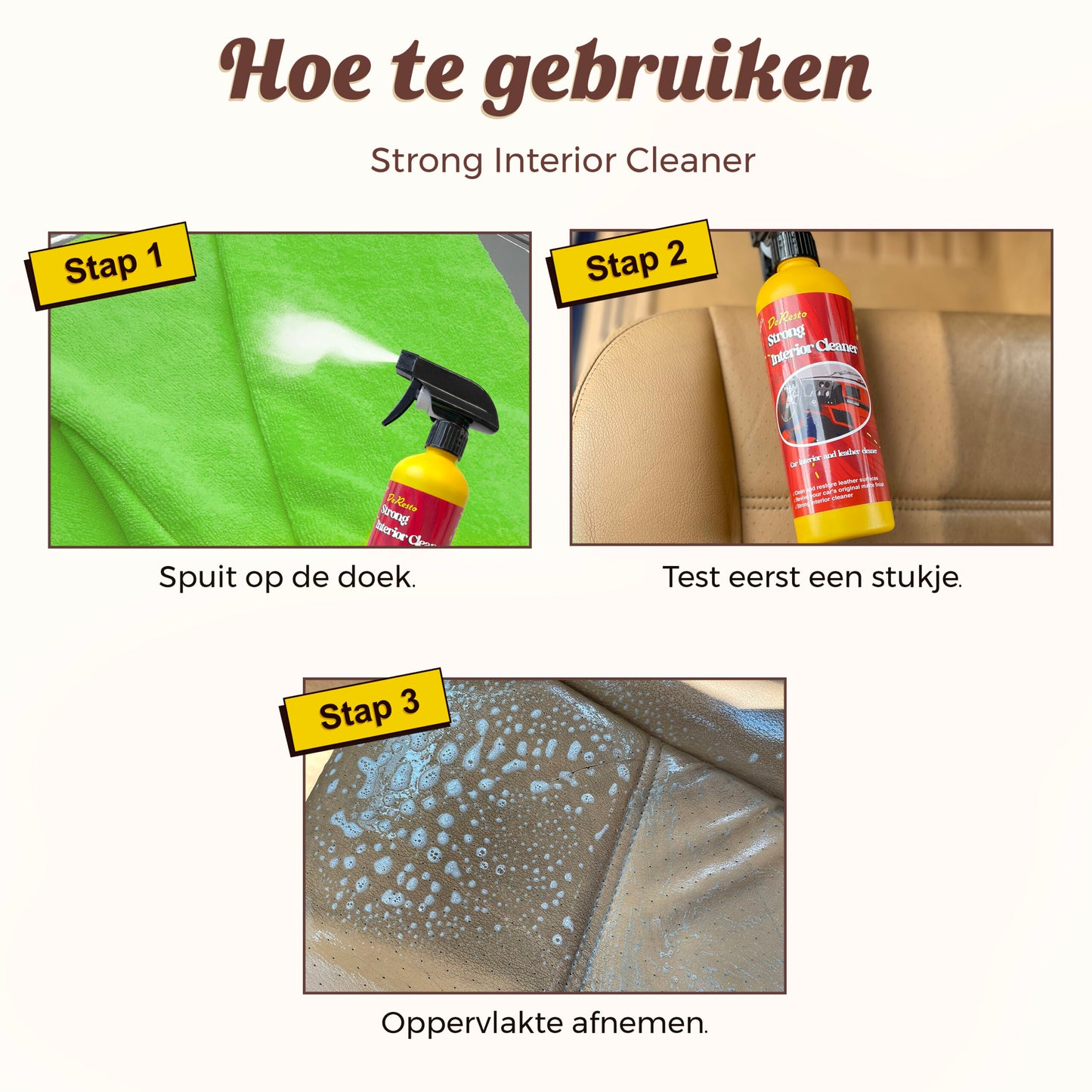 Interieurreiniger Sterk | Voor de originele matte afwerking