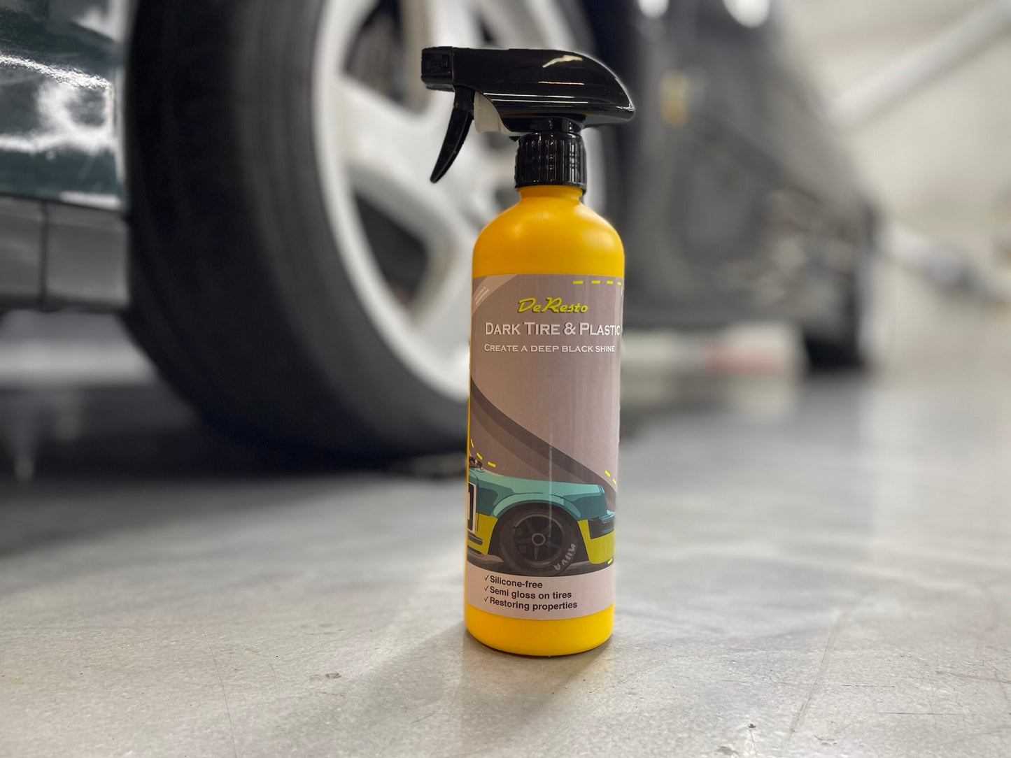 Dark Tire & Plastic | Siliconenvrij | Banden en kunststof glans