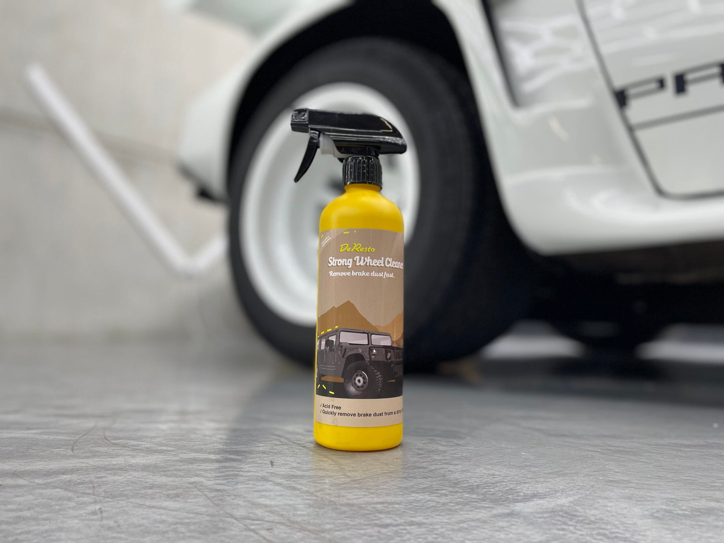 Strong Wheel Cleaner | Zuurvrije formule| Verwijderd remstof